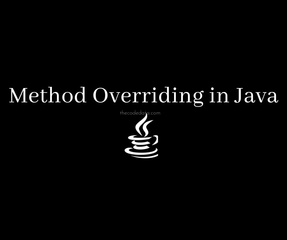 Method Overriding in Java